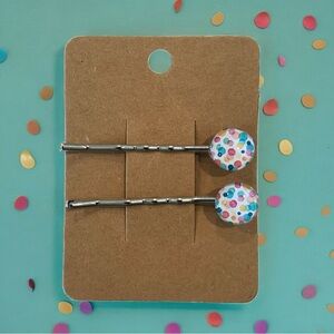 NEW Colorful Polka Dots Design Bobby-pin Set
